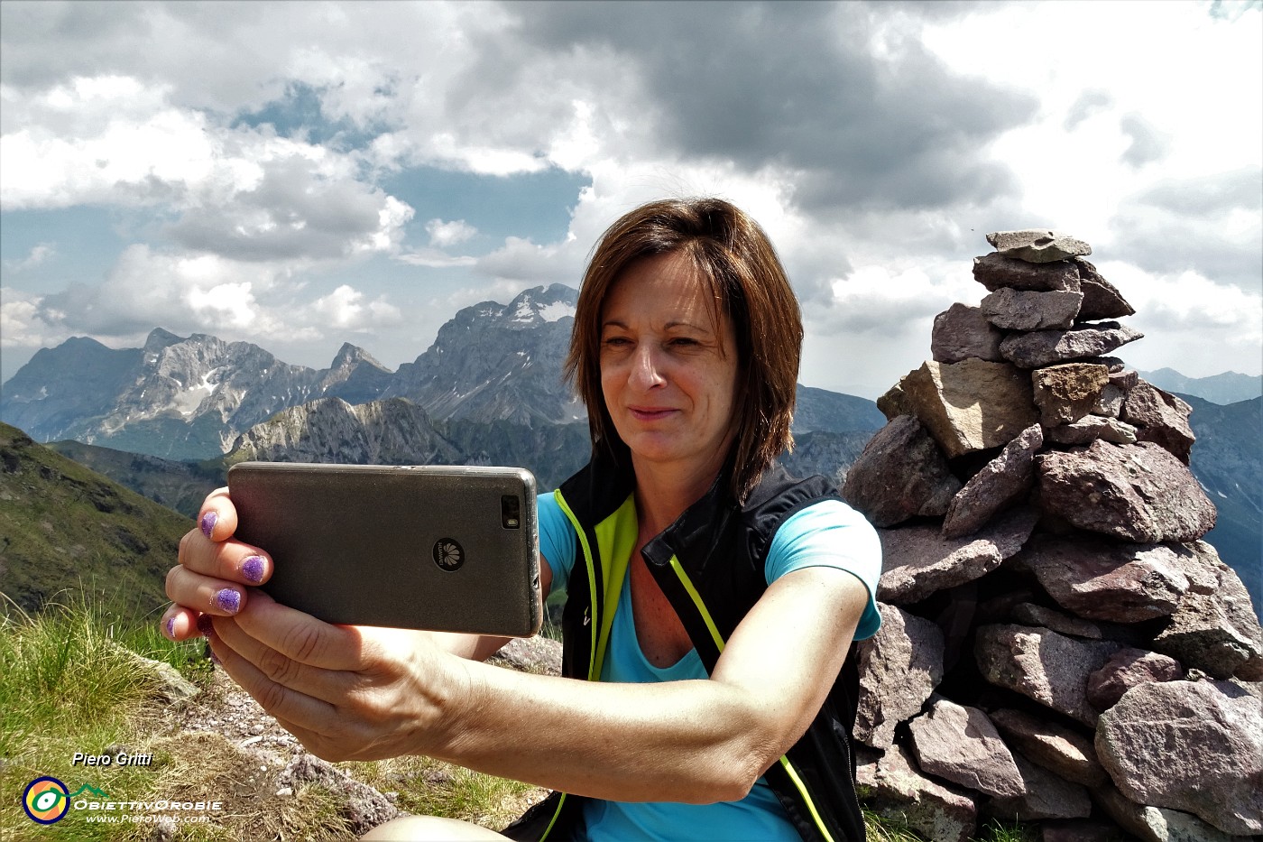 91 Selfie in vetta al Pizzo maggiore (2167 m).JPG